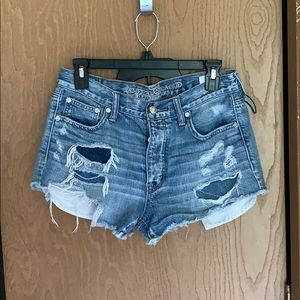 Denim shorts